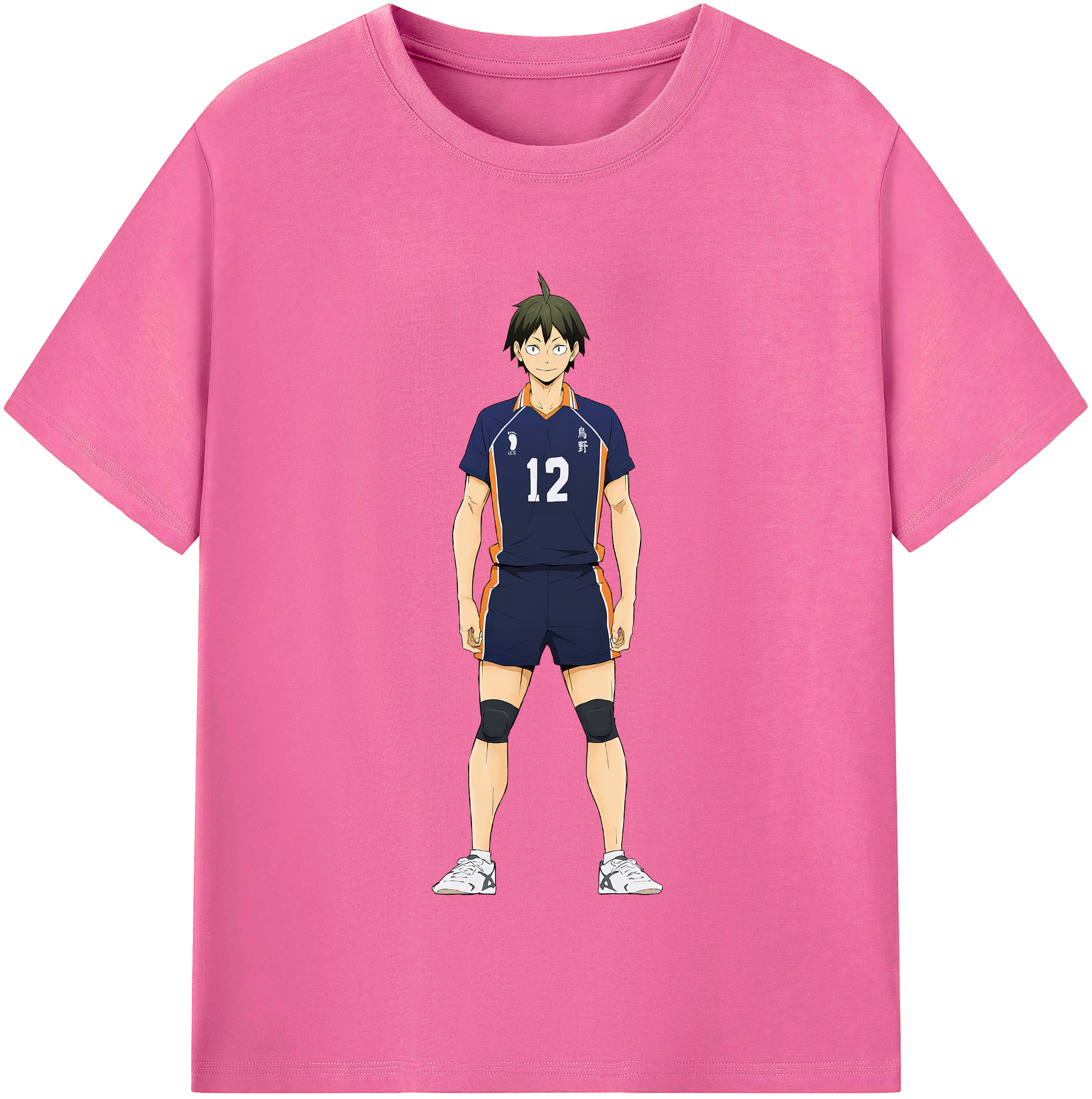 （画像用） ハイキュー!! Haikyu!! レディースカジュアルプリントTシャツ（綿100％）